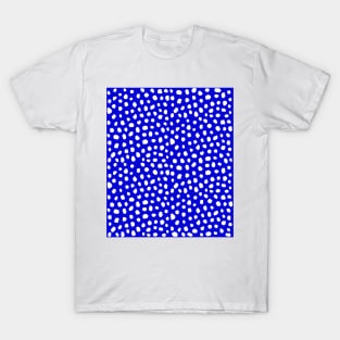 Blue Dalmatian Polka Dot T-Shirt